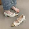 Temperament Mary Jane Schuhe Damen Frühling 2025 neu High-End Rock rosa Schuhe