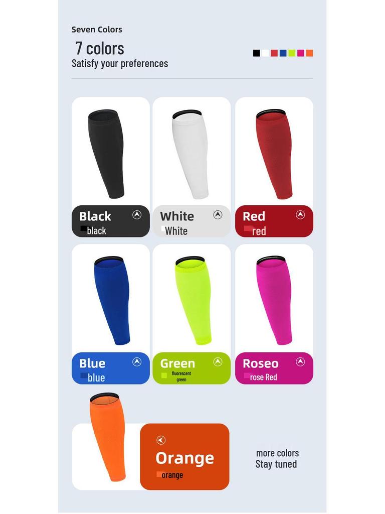 Cross-border Breathable Shin Guard & Compression Leg Sleeves for Cycling, Basketball, Running, & Football