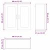 Dishwasher Front Panel Kalmar Black 80 X 31 X 80 Cm