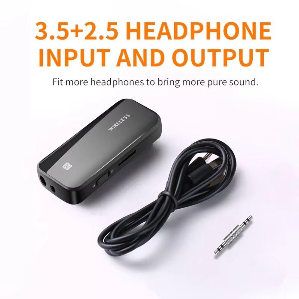 

2 in 1 Audio Receiver Stereo Music Wireless Audio Adapter Car Bluetooth Handset