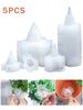 5PCS Flowerpot Bottom Filter Net 3D Flowerpot Gasket Leak Proof Soil Conical Cushion Mesh Breathable Insect Proof Gasket