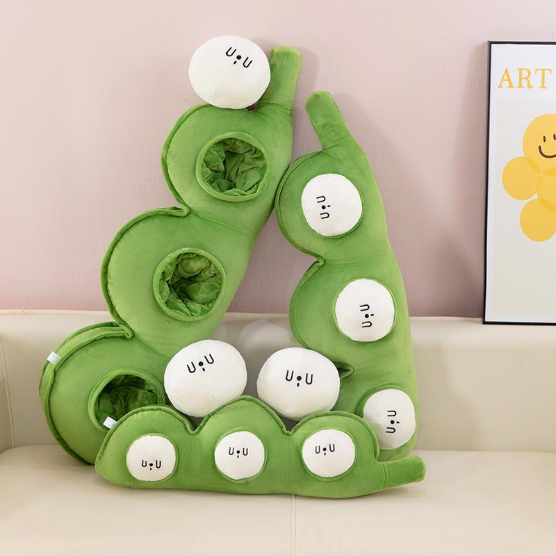 New Style Pead Pod Pillow Doll Plush Toys Doll Sleeping with Rag Doll Children's Birthday Gift