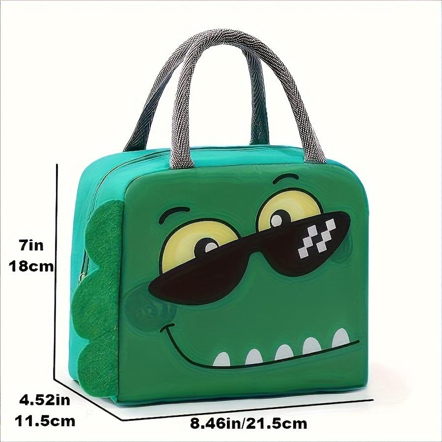 1pc Portable Cartoon Animal Pattern Design Insulated, Portable Fashionable Handbag, Suitable for School, Work and Travel
