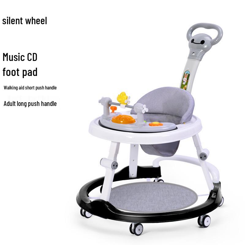 Multi-Function Baby Walker: Anti-Fall, Anti-Rollover, U-Shaped, Suitable for Boys & Girls.