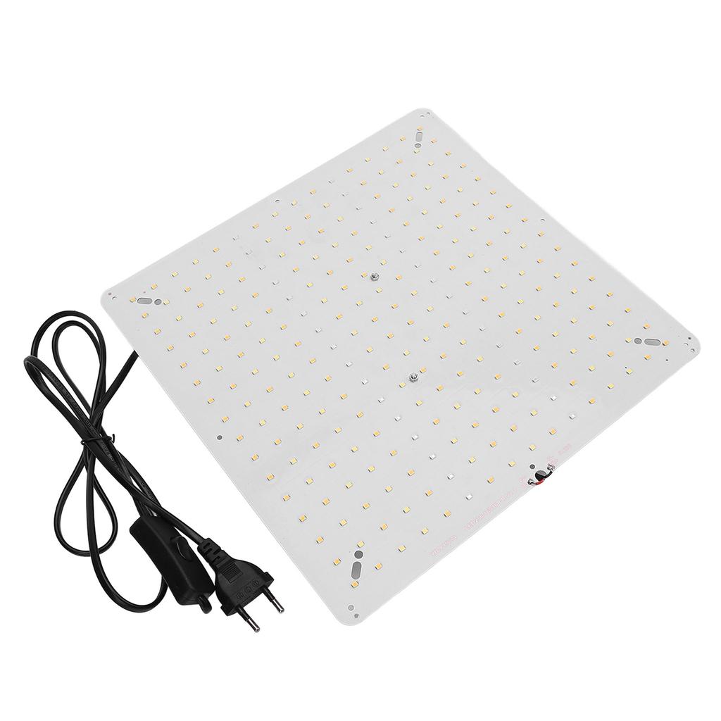 LED Grow Light 256LEDs 4000K White Red Lighting Indoor Plant Grow Light with Reflector Cover and Ste
