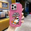 Phone Case: 2D Flat Design Suitable for iPhone 18 17 16 15 14 13 Pro Protective Case, Couple Style, Vacation Little Duck, Christmas and Halloween Gift