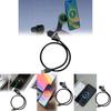Universal Handheld Phone Stand Data Cable With Flexible Metal Hose For Fast Charging And Android Devices