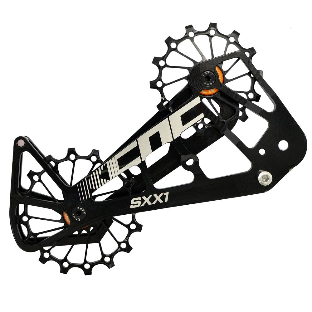 

KCNC SXX1 MTB Bicycle Oversized Pulley Wheel Cage OSPW For SRAM SK2102 Eagle, Black, KOT39-003,