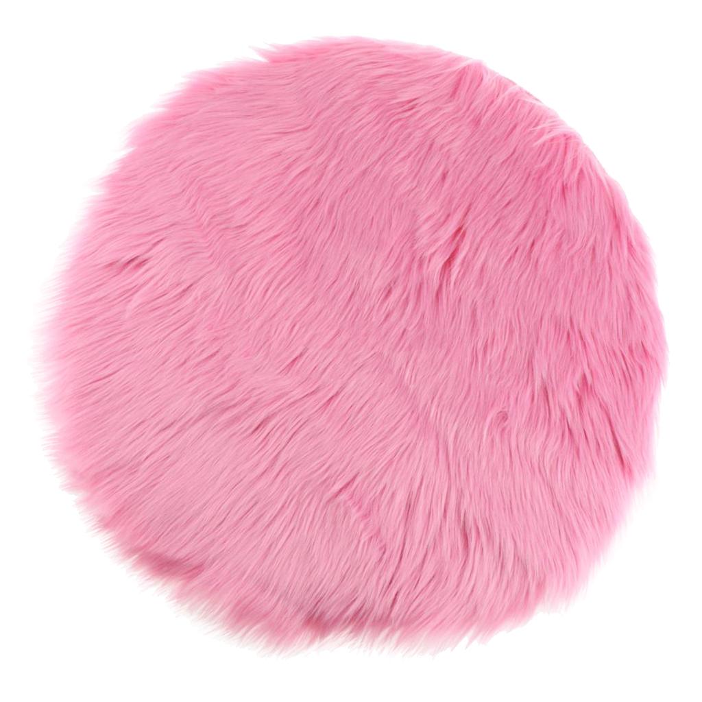 Artificial Sheepskin Rug Shaggy Fleece Fluffy Area Rug Washable Non Slip Mat for Kids Playroom Nursery Baby Crawling