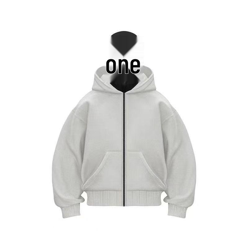 

Autumn Double Hood Zip-Up Sweatshirt with Mask - New DIY Style for Couples 3XL
