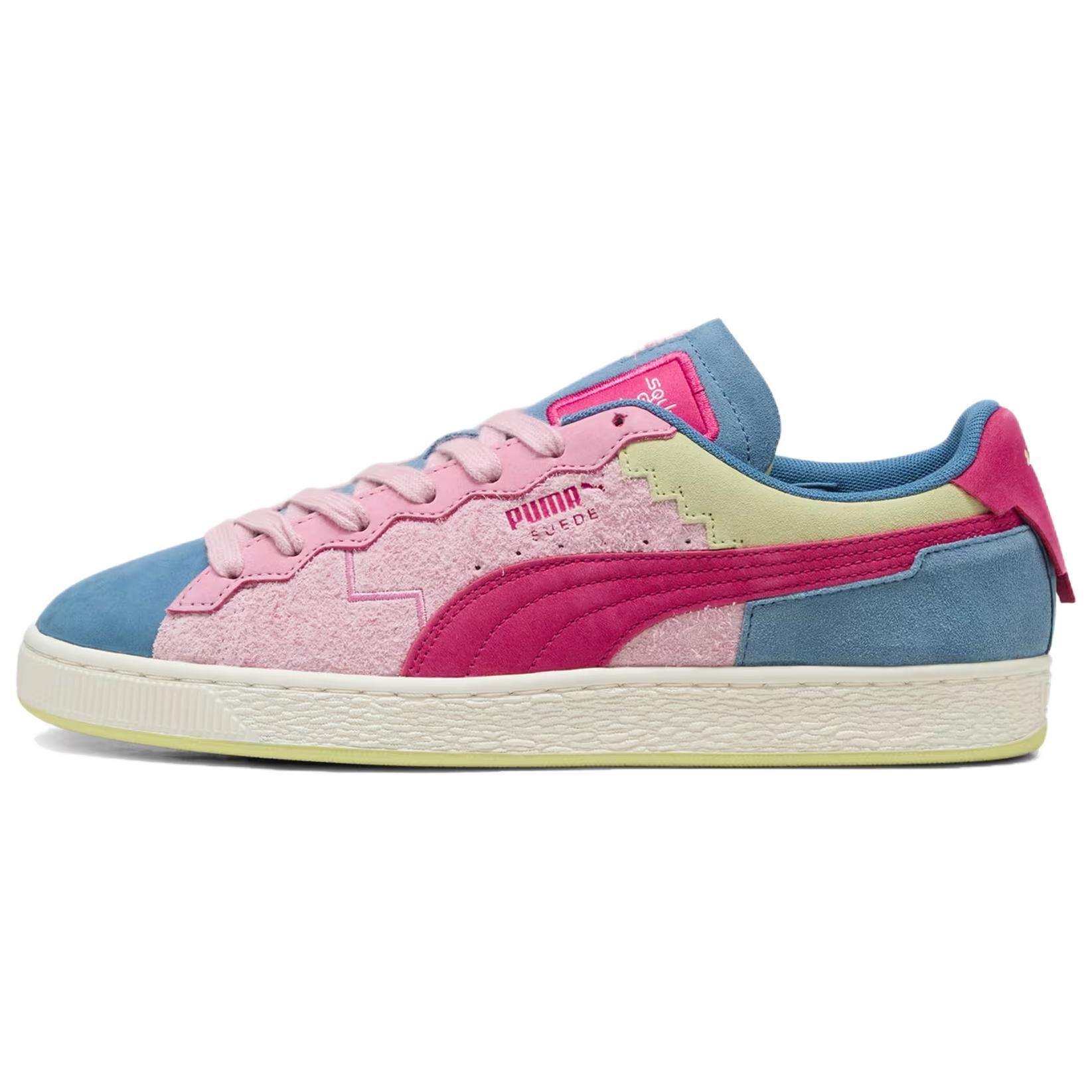 PUMA x Squid Game Suede  Pink Blue  Men s 399428-01 EU 43