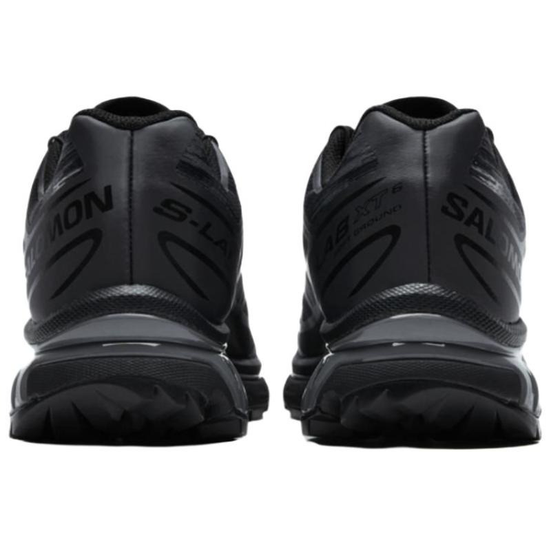SALOMON XT 6 Abrasion Resistant Breathable Support Low Top Outdoor Shoes Unisex Black Gray Sneakers 477805