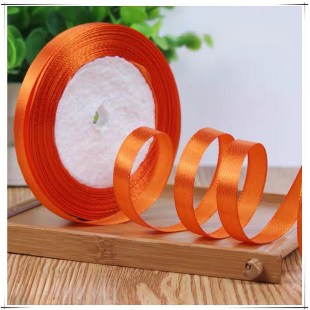 Wholesale 22 Meter/roll Stain Ribbon 1CM Polyester Ribbon for Gift Packing Wedding Party Decoration DIY Handmade Craft Supplies