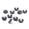 10Pc Black Furniture Legs Anti-slip Foot Riser Adjustable Height Plastic Base Table Cabinet Leg Pad Feet Leveler Floor Protector