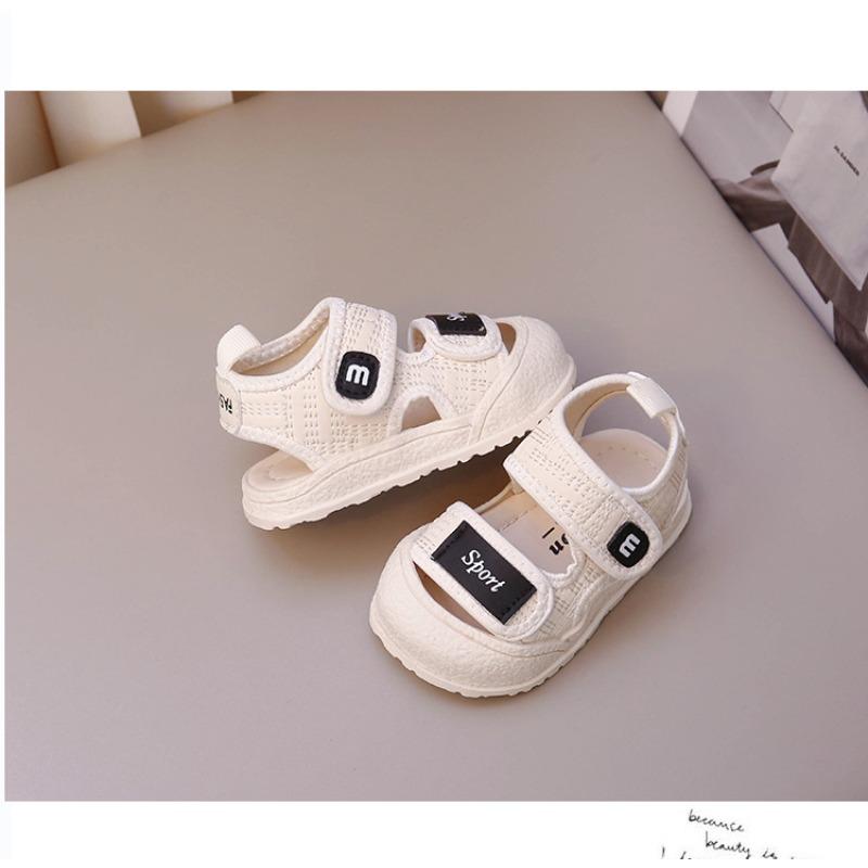 Baby boy bag head sandals summer new baby shoes soft sole non-slip toddler shoes 0-1-3 year old toddler shoes women 4