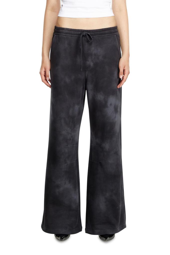 Diesel Women's Cargo Pants, 3D Pockets, Regular Loose Fit, P-MIRTA-T/D, A17885RDBEK, Size 900, Black, Medium