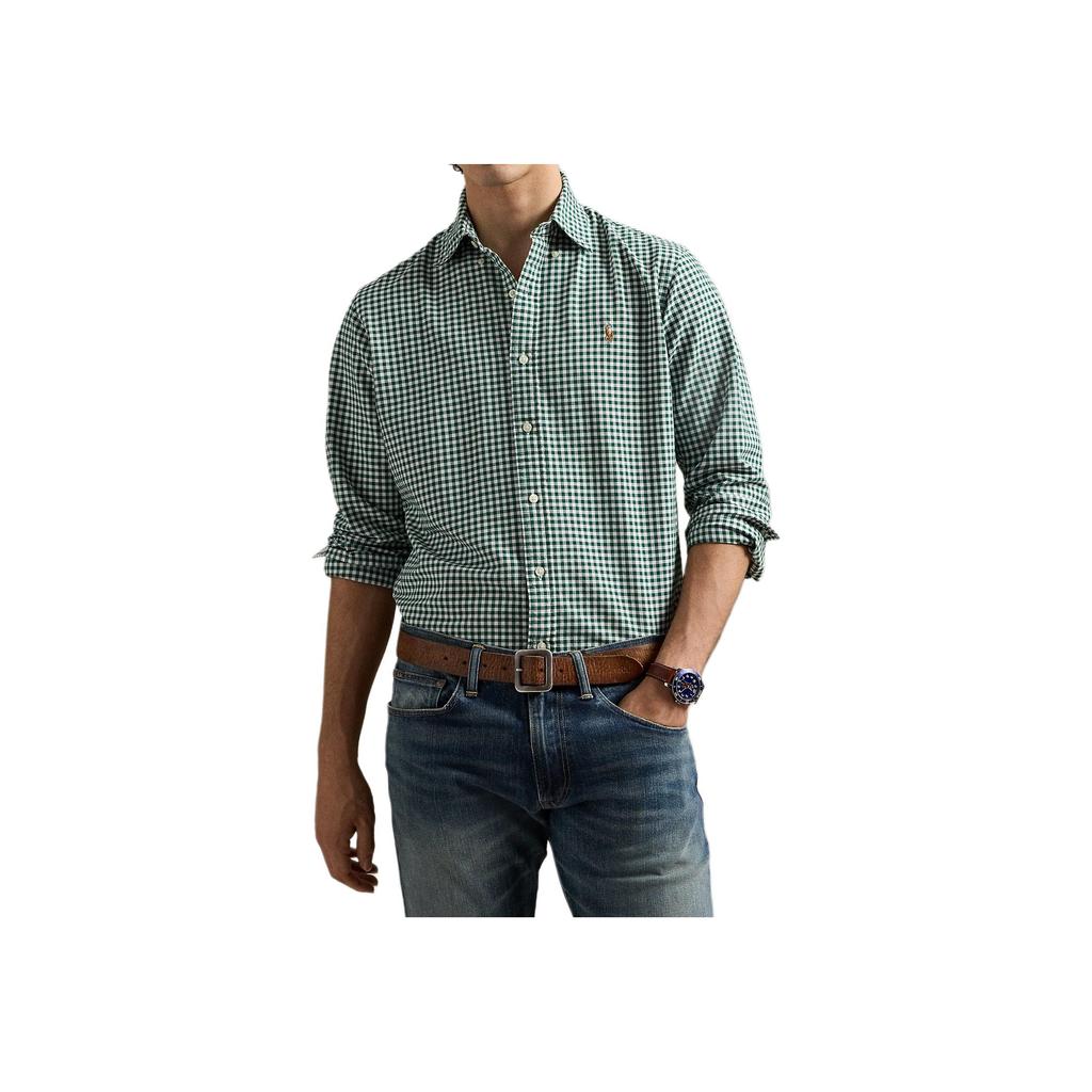 Camicia a quadri Polo Ralph Lauren Iconic Pony Vestibilità Classica Uomo camicie Verde 710813021-002