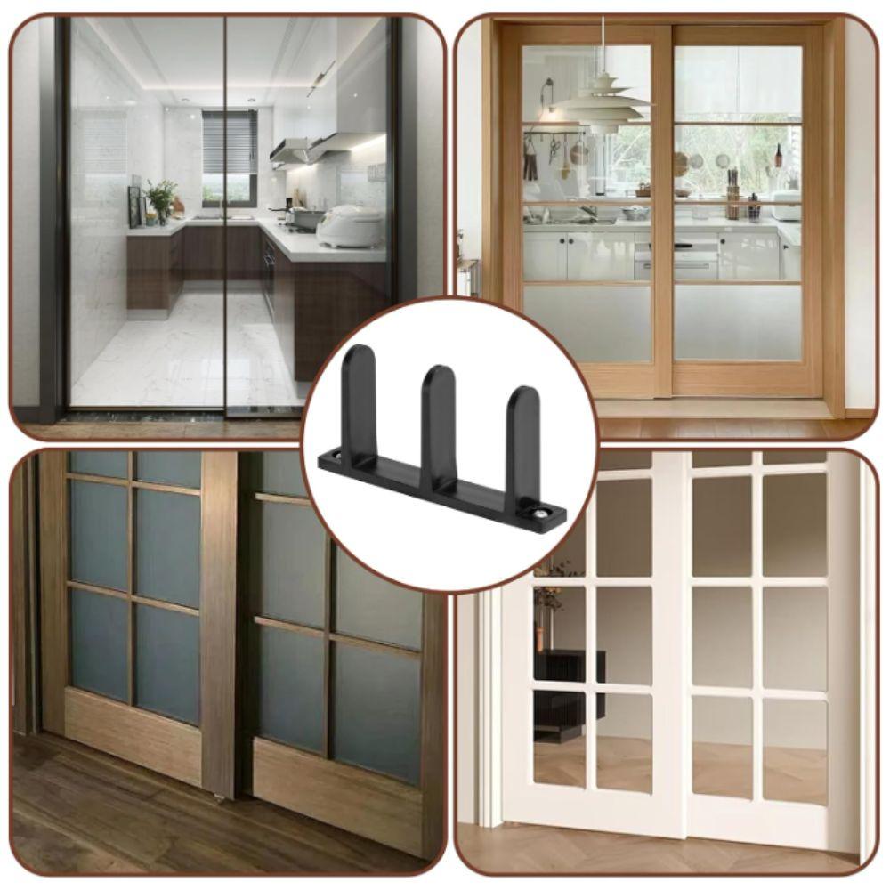 4pcs Wear-Resistance Sliding Door Guide Sliding Closet Door Guide  Cabinet Sliding Door