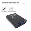 USB Manual Switch 2 Ports USB Converter Splitter for 2 PC Share USB Peripherals Printer Office Home USB 3.0 Hub