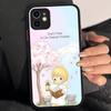 Precious Moments Cute For IPhone Air 16 15 14 Plus 13 12 11 Pro Max Matte Cover Jelly Shockproof Phone Case