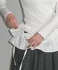 CRANK Double Frill Collar Top_White