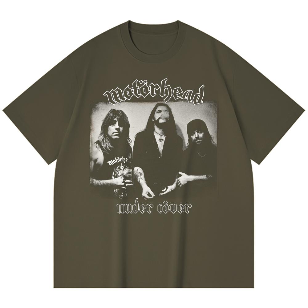 230 Gsm 100% Cotton Heavy Metal T-Shirt  Rock Band Popular Music Print Unisex Heavy Cotton T Shirt