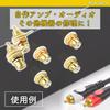 Shymie Speaker Terminal Jack RCA Terminal Monitor Pin Jack RCA Plug Gold Plated RCA Terminal Black Red 12-Pack