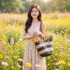 Straw bag women's summer bag fashion tote bag large capacity woven bag bucket bag women's bag