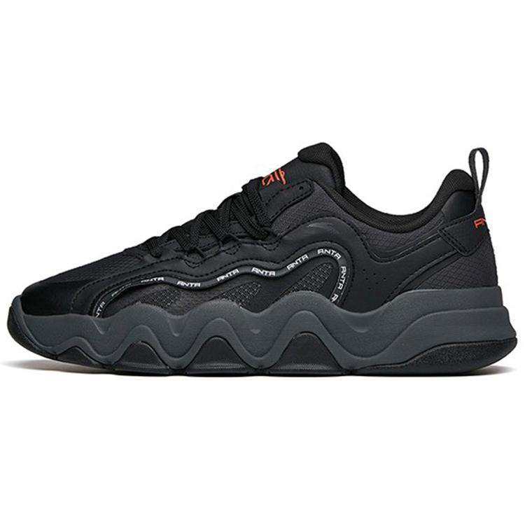 

Anta Young Generation Comfortable Slip Resistant Slip Resistant Low top Running Shoes Men s Black Gray Orange 112148068-2 42