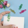 6 Pack Music Sticky Notes with 20 Pcs Music Paper Clips, 300 Sheets Music Themed Sticky Notes Pad for Message Reminder School Supplies