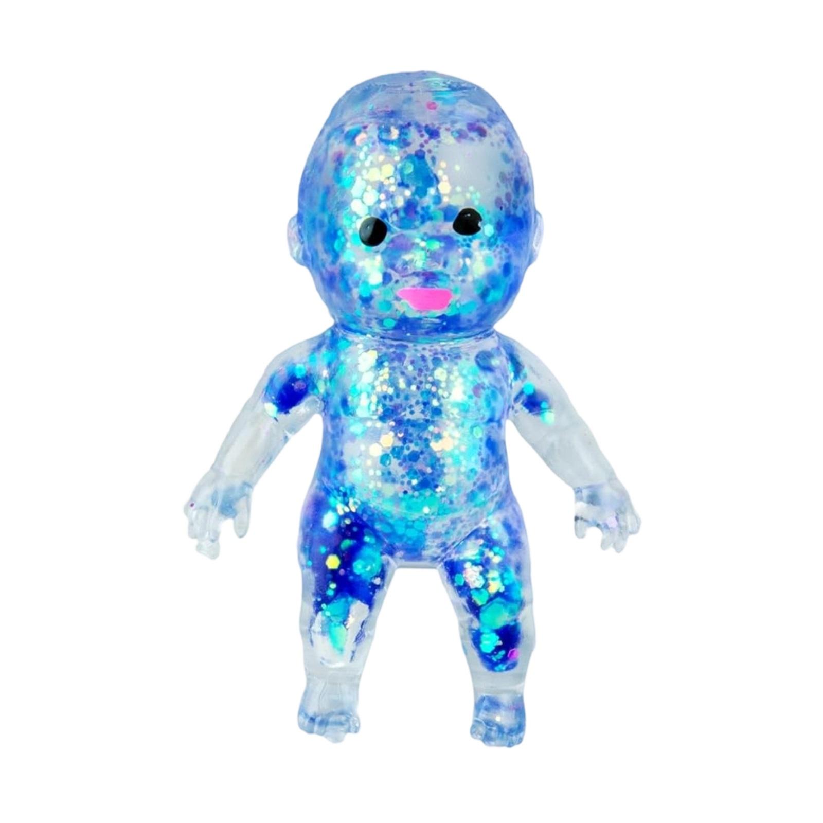 

7cm Glitter Toy - Soft Stress Relief Toy For Kids And Adults one size синий