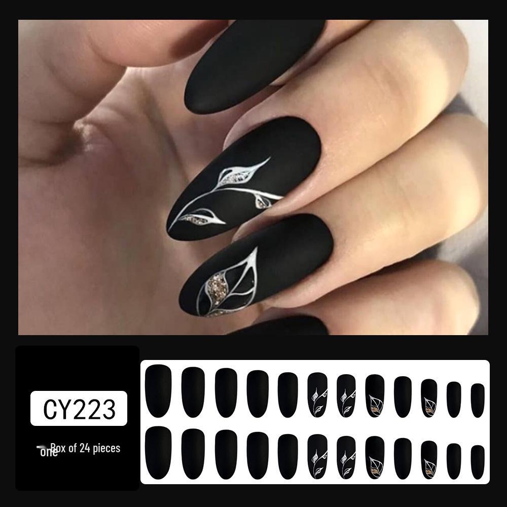 Hosszú Trapéz Koporsó Műköröm Matricák