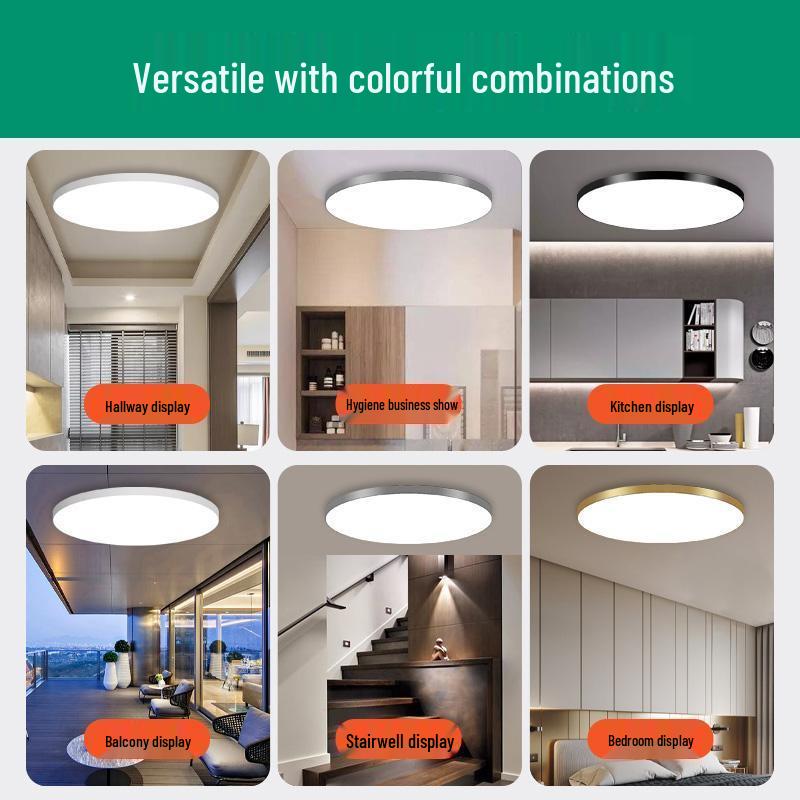 Lumină de Tavan Impermeabilă cu Spectru Complet pentru Baie, Balcon, Dormitor, Hol și Coridor