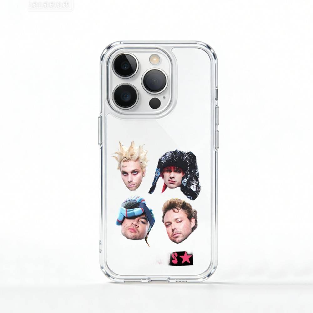 5 S-Seconds of S-Summer Band    Phone Case For iPhone 17 16 15 14 13 12 11 Mini Pro Max Plus Transparent Cover
