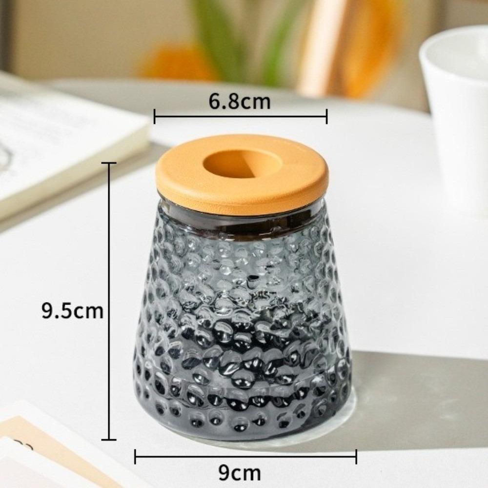 

Plastic Flowerpot Transparent Glass Vase New Hydroponic Plants Pot Style 2-Grey