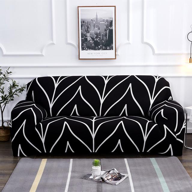 Floral Printing Stretch Elastic Sofa Cover For Living Room Slip -Resistant Sofa Towel Couch Cover Sectional Furniture Slipcover for Home