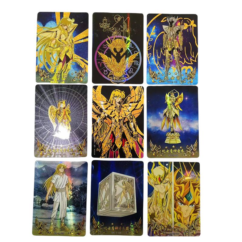 Saint Seiy:Karty Soul of Gold Kolekcja Kart Puzzle 12 Znaków Zodiaku Ograniczona Karta Saori Kido SE BP Prezenty dla Dzieci