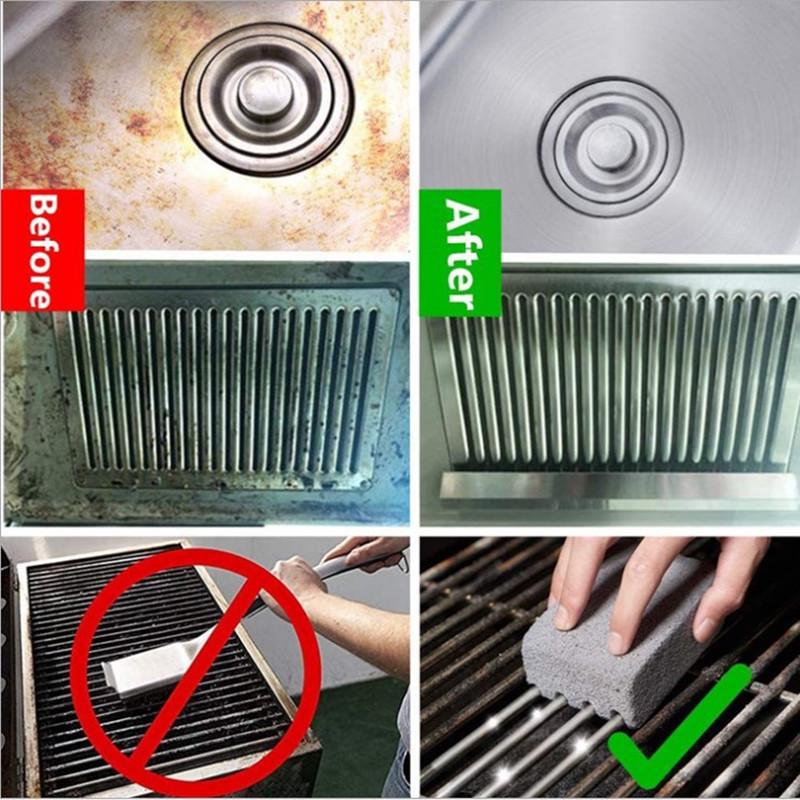 High-Temp Resistant Pumice BBQ Grill Cleaning Stone Brush