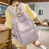 Schoolbag Japanese Ins Simple Star Printed Backpack Female Students High Value Large Capacity Backpack Junior High School School Bag