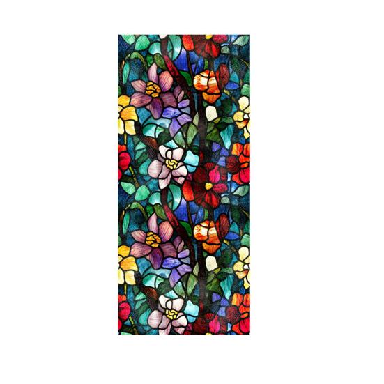 Fenster Sichtschutzfolie Statisch Haftende Buntglasfolien Abnehmbare PVC Dekorfolie für Zuhause Küche Wohnzimmer Schlafzimmer