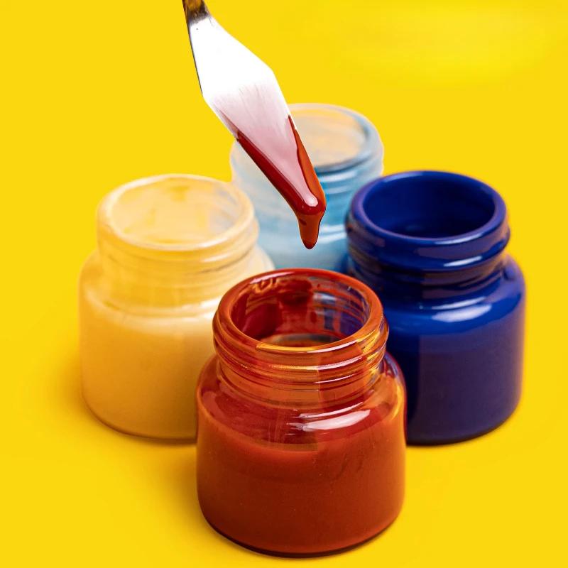 Ceramic Painting for Pottery 12 Colors 25ml Liquid Enamel New Color Oil-based Pigment Hand-painted Coloring