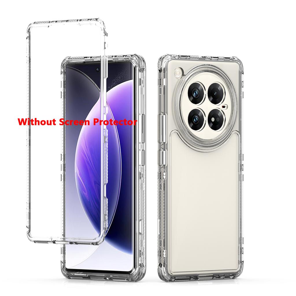 3 in 1 Hybrid Armor Shockproof Case For Infinix Zero 40 4G X6860 X6861 Hard Plastic TPU Frame Transparent Acrylic Back Cover
