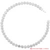Light Luxury 8.5Mm Wide Classic Round Diamond Splicing Bracelet Necklace Personalized Hip Hop Round Set Vl590-591