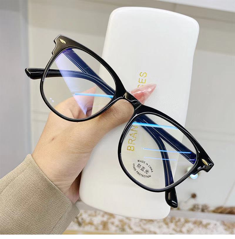 Fashion Outdoor Color Changing Myopia Glasses Vintage Photochromic Blue Light Blocking Eyeglasses Near Sight Eyeglasses Diopters