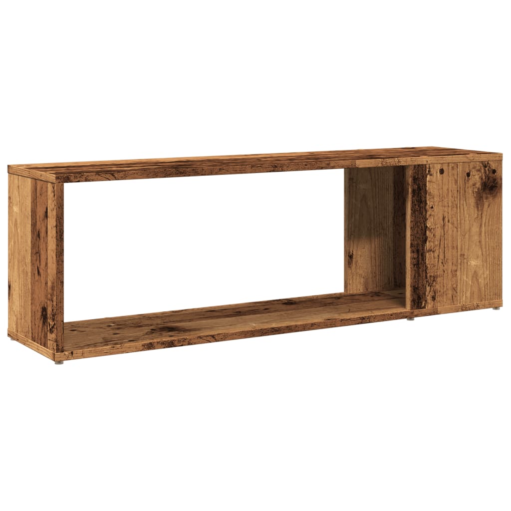 TV Stand Rustic Wood Look 100 x 24 x 32 cm Engineered Wood