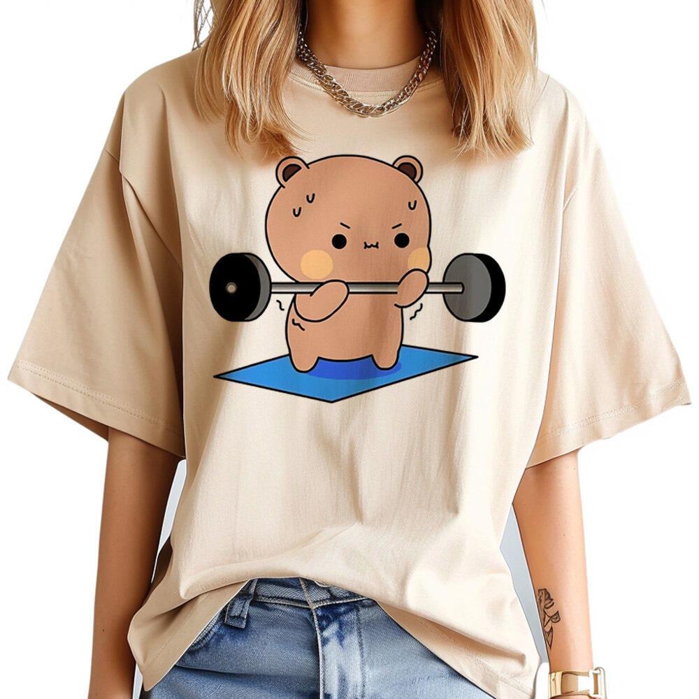 Bubu Dudu t shirt Women kawaii 80s Y2k Classic graphic tshirt anime Vintage streetwear hip hop University Comfortable