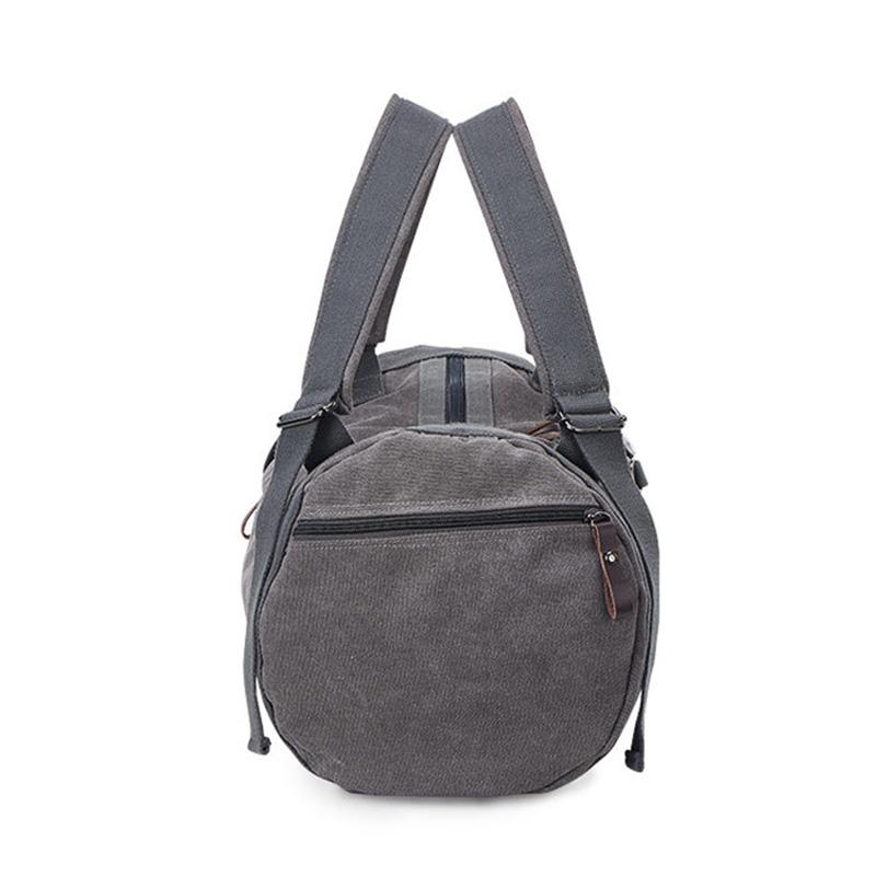 Modische Handtasche, Outdoor-Sportrucksack, großvolumige Canvas-Multifunktions-Reiseaufbewahrungstasche, Unisex-Beuteltasche