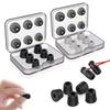 New KZ Noise Isolating Comfortable Memory Foam Ear Tips 6 Pairs Silicone Earmuffs Earplugs For In Earphone Headphone Accessories