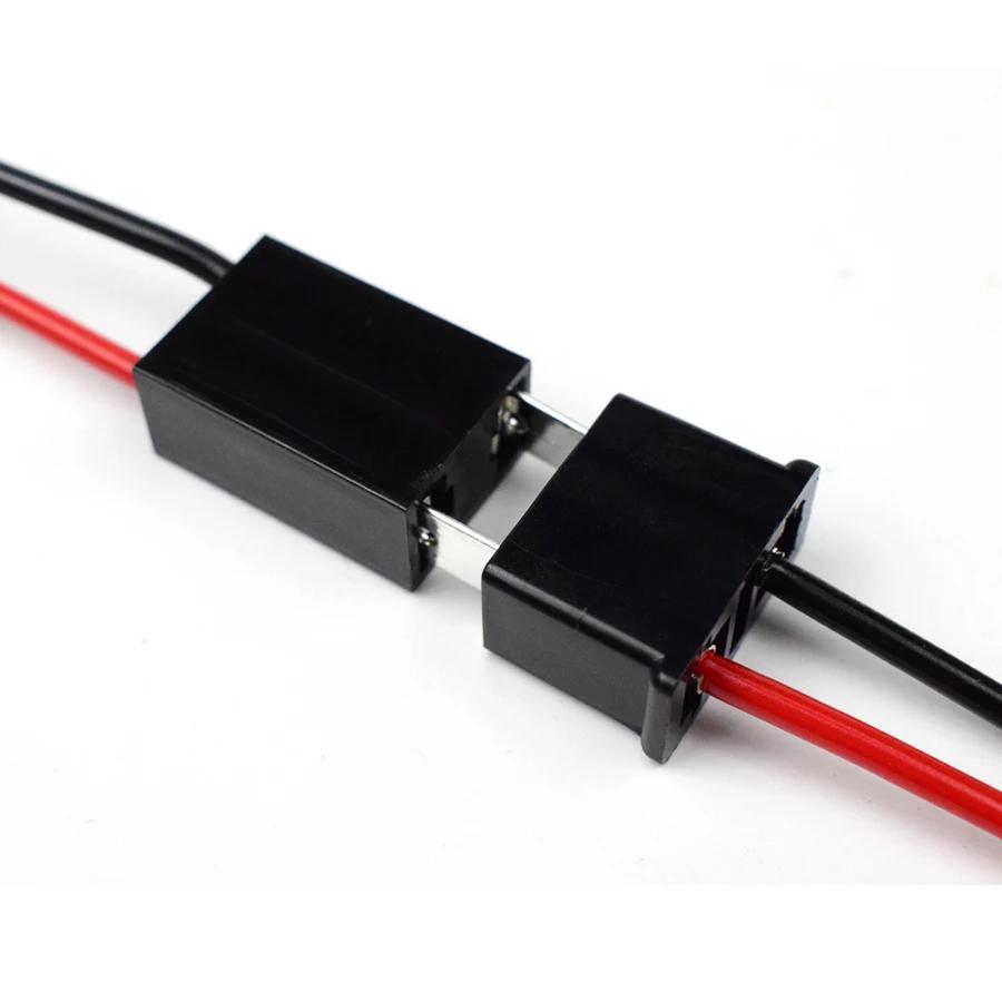 2 Pièces H7 H4 9005 Douille Lignes de Lumière de Voiture Adaptateur Câblage Faisceau d'Ampoules de Phare de Voiture Connecteur Prise Mâle Femelle Câble d'Extension