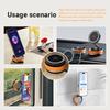 Universal Magnetic Wireless Charger Foldable Vacuum Car Mount 360 Degree Rotation Stand for iPhone Samsung Gym Bath Mirror